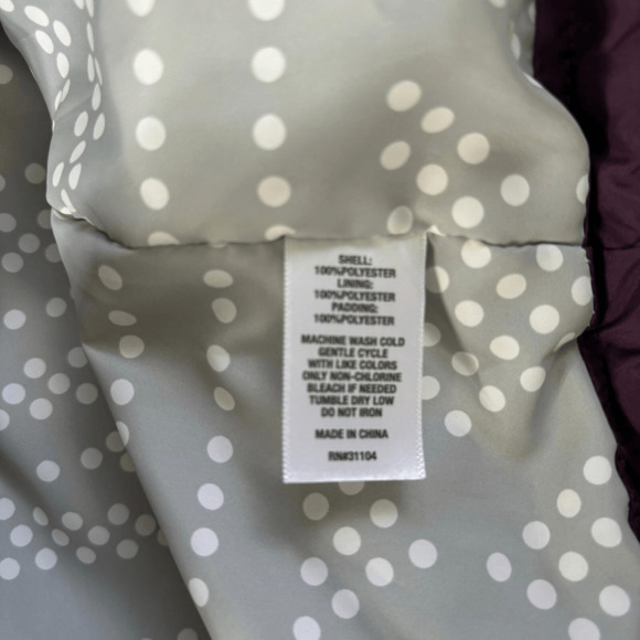 Ocean + Coast Women's Hooded Vest Size M Colorblock Puffer Vest Lightweight - Picture 8 of 10